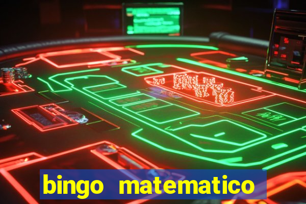 bingo matematico para ensino medio